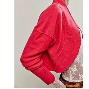 Free people cashmere shrug, L